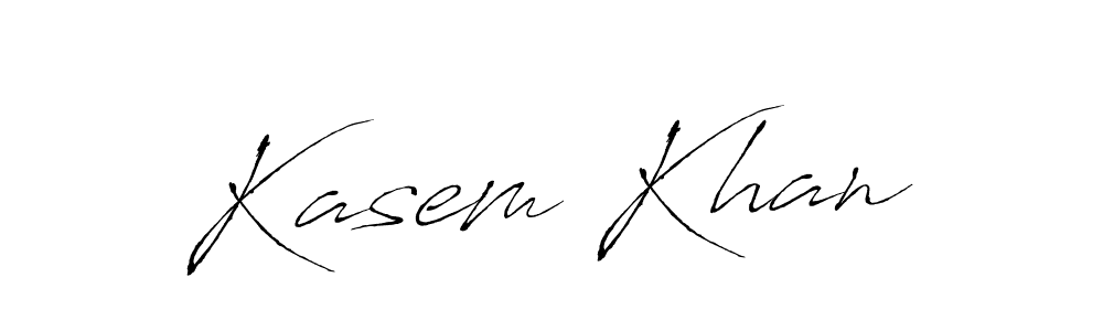 You should practise on your own different ways (Antro_Vectra) to write your name (Kasem Khan) in signature. don't let someone else do it for you. Kasem Khan signature style 6 images and pictures png