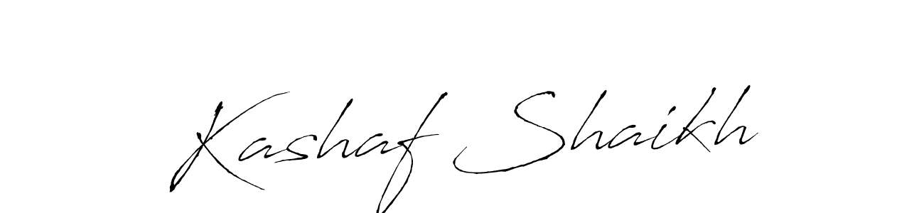 How to make Kashaf Shaikh name signature. Use Antro_Vectra style for creating short signs online. This is the latest handwritten sign. Kashaf Shaikh signature style 6 images and pictures png