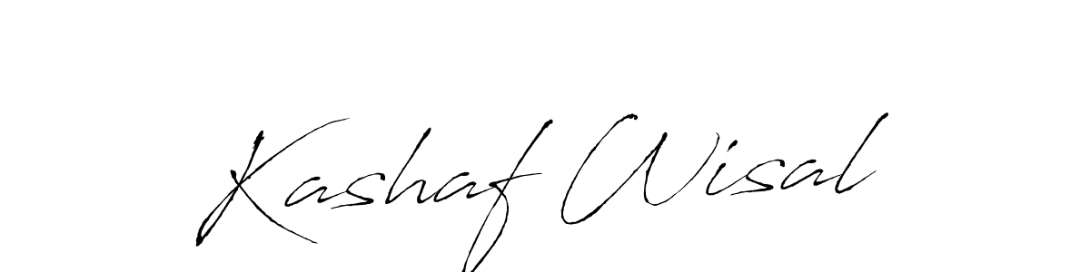 Also You can easily find your signature by using the search form. We will create Kashaf Wisal name handwritten signature images for you free of cost using Antro_Vectra sign style. Kashaf Wisal signature style 6 images and pictures png