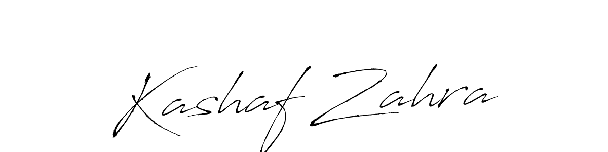 Design your own signature with our free online signature maker. With this signature software, you can create a handwritten (Antro_Vectra) signature for name Kashaf Zahra. Kashaf Zahra signature style 6 images and pictures png