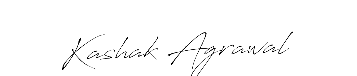 Use a signature maker to create a handwritten signature online. With this signature software, you can design (Antro_Vectra) your own signature for name Kashak Agrawal. Kashak Agrawal signature style 6 images and pictures png