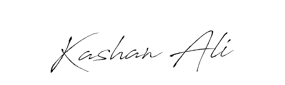 Use a signature maker to create a handwritten signature online. With this signature software, you can design (Antro_Vectra) your own signature for name Kashan Ali. Kashan Ali signature style 6 images and pictures png