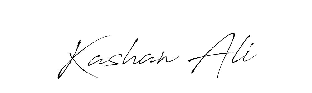 Use a signature maker to create a handwritten signature online. With this signature software, you can design (Antro_Vectra) your own signature for name Kashan Ali. Kashan Ali signature style 6 images and pictures png