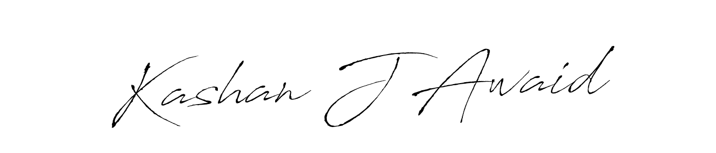 Use a signature maker to create a handwritten signature online. With this signature software, you can design (Antro_Vectra) your own signature for name Kashan J Awaid. Kashan J Awaid signature style 6 images and pictures png