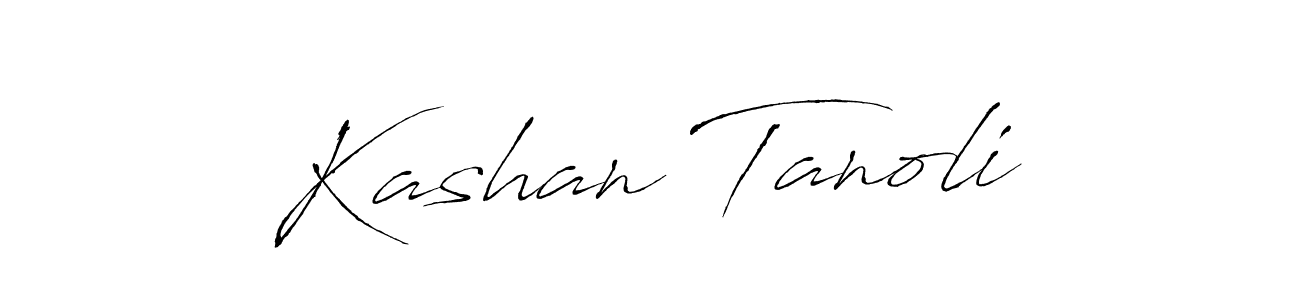 The best way (Antro_Vectra) to make a short signature is to pick only two or three words in your name. The name Kashan Tanoli include a total of six letters. For converting this name. Kashan Tanoli signature style 6 images and pictures png