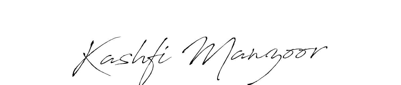 Also You can easily find your signature by using the search form. We will create Kashfi Manzoor name handwritten signature images for you free of cost using Antro_Vectra sign style. Kashfi Manzoor signature style 6 images and pictures png