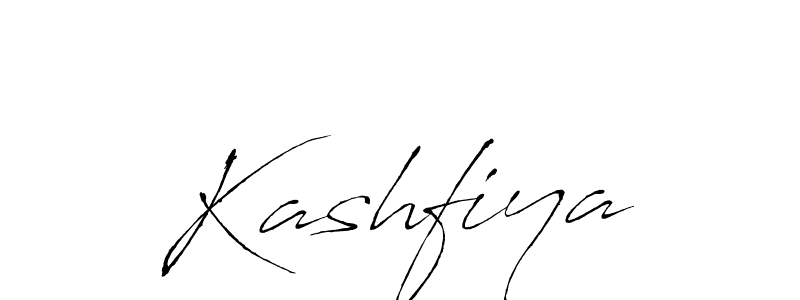 Make a beautiful signature design for name Kashfiya. With this signature (Antro_Vectra) style, you can create a handwritten signature for free. Kashfiya signature style 6 images and pictures png