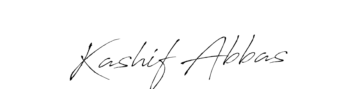 Create a beautiful signature design for name Kashif Abbas. With this signature (Antro_Vectra) fonts, you can make a handwritten signature for free. Kashif Abbas signature style 6 images and pictures png