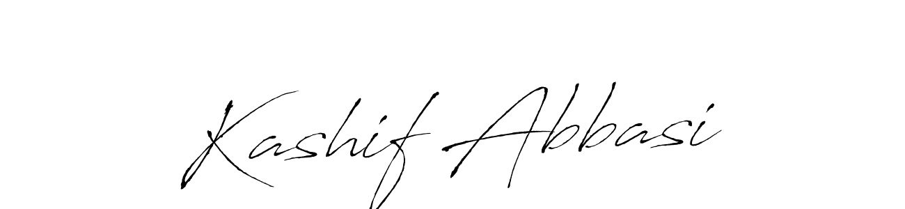 Make a beautiful signature design for name Kashif Abbasi. With this signature (Antro_Vectra) style, you can create a handwritten signature for free. Kashif Abbasi signature style 6 images and pictures png