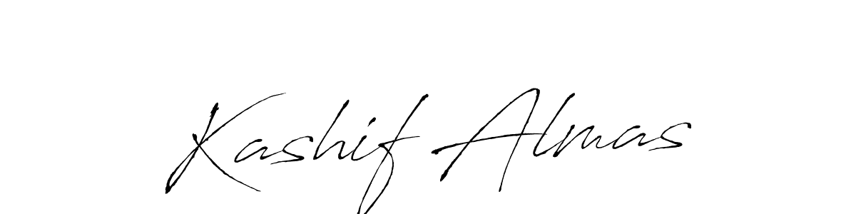 Design your own signature with our free online signature maker. With this signature software, you can create a handwritten (Antro_Vectra) signature for name Kashif Almas. Kashif Almas signature style 6 images and pictures png