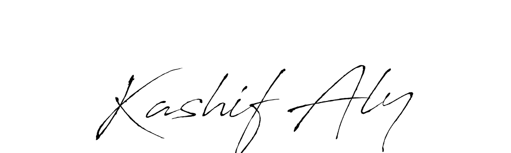 How to make Kashif Aly name signature. Use Antro_Vectra style for creating short signs online. This is the latest handwritten sign. Kashif Aly signature style 6 images and pictures png