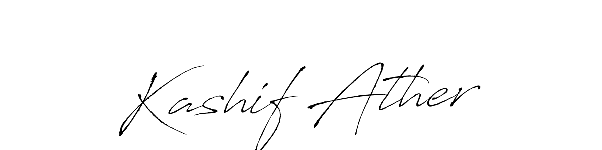 Create a beautiful signature design for name Kashif Ather. With this signature (Antro_Vectra) fonts, you can make a handwritten signature for free. Kashif Ather signature style 6 images and pictures png