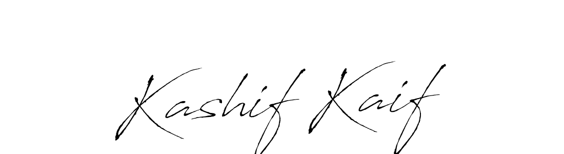 You should practise on your own different ways (Antro_Vectra) to write your name (Kashif Kaif) in signature. don't let someone else do it for you. Kashif Kaif signature style 6 images and pictures png