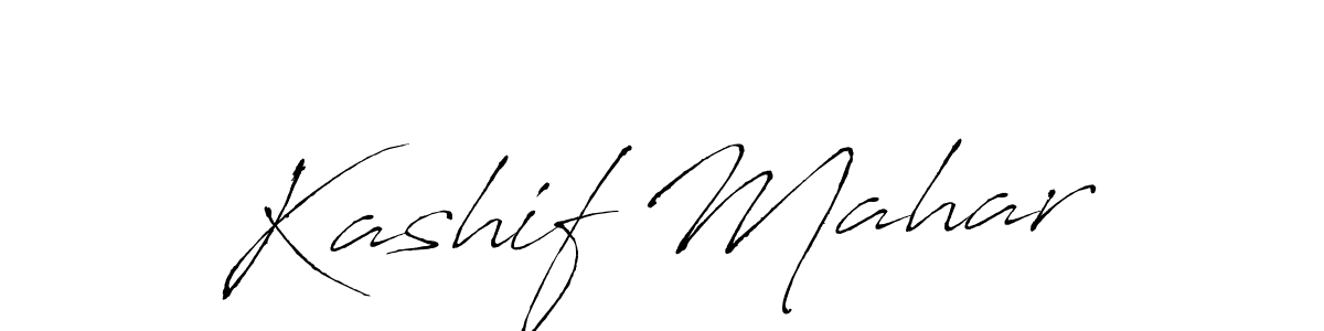 The best way (Antro_Vectra) to make a short signature is to pick only two or three words in your name. The name Kashif Mahar include a total of six letters. For converting this name. Kashif Mahar signature style 6 images and pictures png