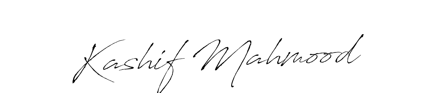 How to make Kashif Mahmood name signature. Use Antro_Vectra style for creating short signs online. This is the latest handwritten sign. Kashif Mahmood signature style 6 images and pictures png