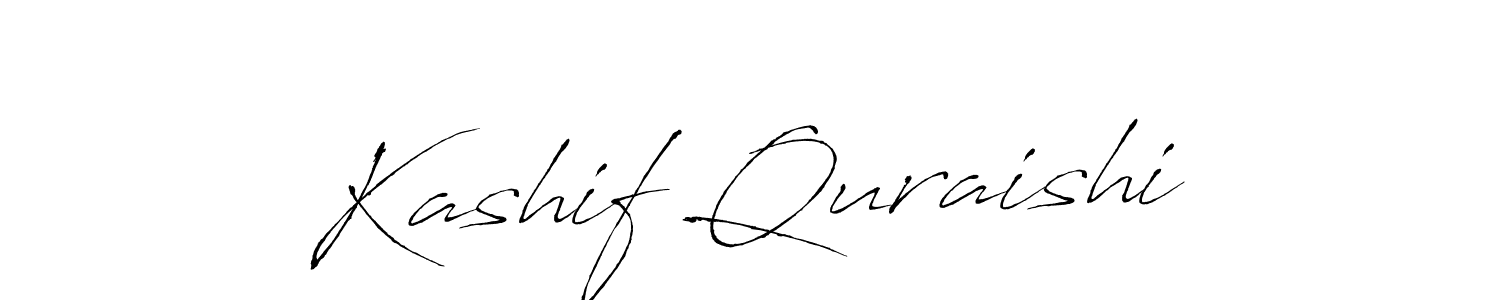 Create a beautiful signature design for name Kashif Quraishi. With this signature (Antro_Vectra) fonts, you can make a handwritten signature for free. Kashif Quraishi signature style 6 images and pictures png