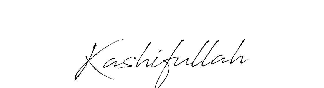 Design your own signature with our free online signature maker. With this signature software, you can create a handwritten (Antro_Vectra) signature for name Kashifullah. Kashifullah signature style 6 images and pictures png