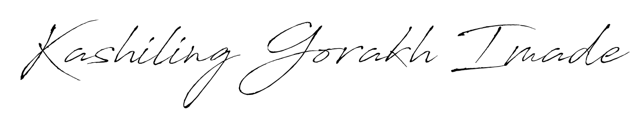 Use a signature maker to create a handwritten signature online. With this signature software, you can design (Antro_Vectra) your own signature for name Kashiling Gorakh Imade. Kashiling Gorakh Imade signature style 6 images and pictures png