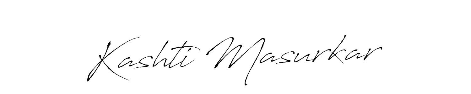 Create a beautiful signature design for name Kashti Masurkar. With this signature (Antro_Vectra) fonts, you can make a handwritten signature for free. Kashti Masurkar signature style 6 images and pictures png