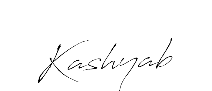 Also we have Kashyab name is the best signature style. Create professional handwritten signature collection using Antro_Vectra autograph style. Kashyab signature style 6 images and pictures png