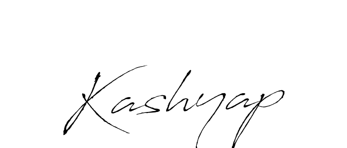 Design your own signature with our free online signature maker. With this signature software, you can create a handwritten (Antro_Vectra) signature for name Kashyap. Kashyap signature style 6 images and pictures png