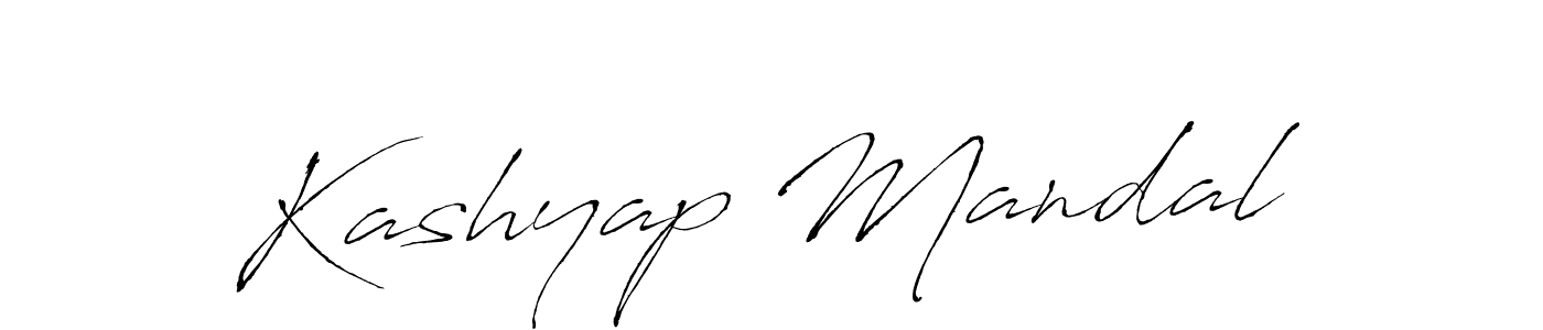 How to make Kashyap Mandal name signature. Use Antro_Vectra style for creating short signs online. This is the latest handwritten sign. Kashyap Mandal signature style 6 images and pictures png