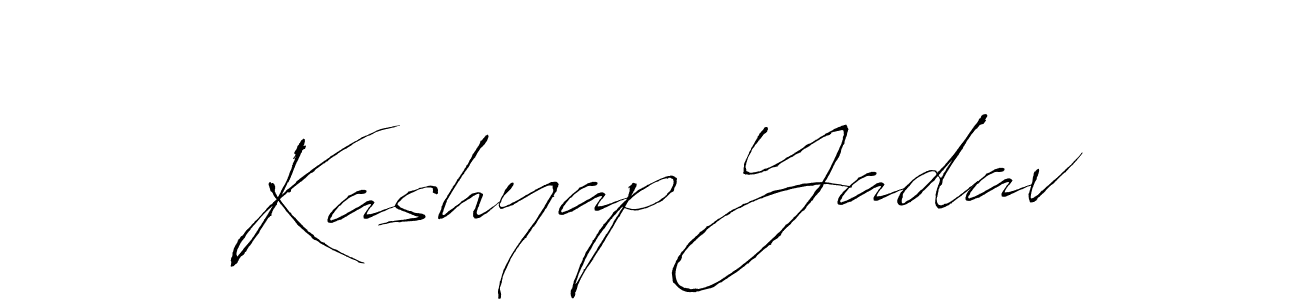 Kashyap Yadav stylish signature style. Best Handwritten Sign (Antro_Vectra) for my name. Handwritten Signature Collection Ideas for my name Kashyap Yadav. Kashyap Yadav signature style 6 images and pictures png
