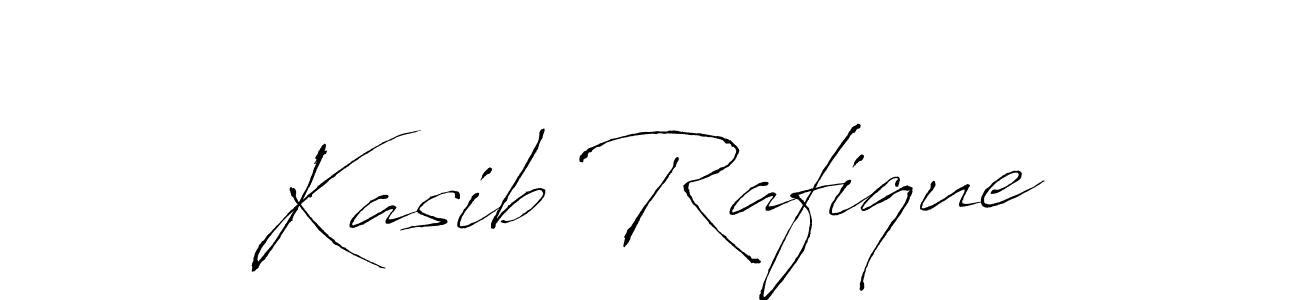 How to make Kasib Rafique name signature. Use Antro_Vectra style for creating short signs online. This is the latest handwritten sign. Kasib Rafique signature style 6 images and pictures png