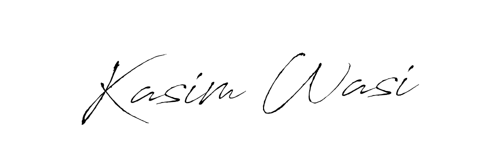 Also we have Kasim Wasi name is the best signature style. Create professional handwritten signature collection using Antro_Vectra autograph style. Kasim Wasi signature style 6 images and pictures png