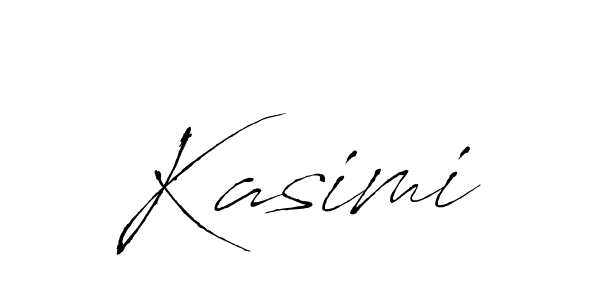 Design your own signature with our free online signature maker. With this signature software, you can create a handwritten (Antro_Vectra) signature for name Kasimi. Kasimi signature style 6 images and pictures png