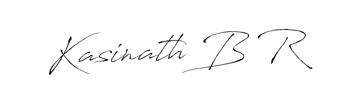 You should practise on your own different ways (Antro_Vectra) to write your name (Kasinath B R) in signature. don't let someone else do it for you. Kasinath B R signature style 6 images and pictures png