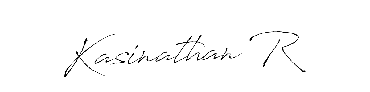 You should practise on your own different ways (Antro_Vectra) to write your name (Kasinathan R) in signature. don't let someone else do it for you. Kasinathan R signature style 6 images and pictures png