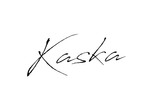 How to make Kaska signature? Antro_Vectra is a professional autograph style. Create handwritten signature for Kaska name. Kaska signature style 6 images and pictures png