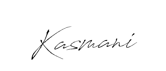 Similarly Antro_Vectra is the best handwritten signature design. Signature creator online .You can use it as an online autograph creator for name Kasmani. Kasmani signature style 6 images and pictures png