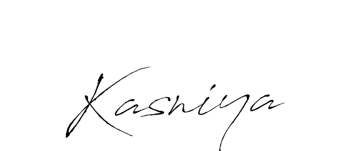 Create a beautiful signature design for name Kasniya. With this signature (Antro_Vectra) fonts, you can make a handwritten signature for free. Kasniya signature style 6 images and pictures png