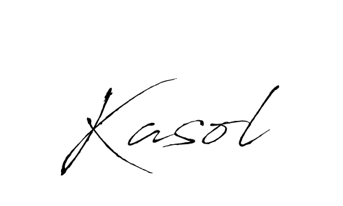 How to make Kasol signature? Antro_Vectra is a professional autograph style. Create handwritten signature for Kasol name. Kasol signature style 6 images and pictures png