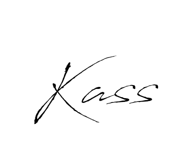 Use a signature maker to create a handwritten signature online. With this signature software, you can design (Antro_Vectra) your own signature for name Kass. Kass signature style 6 images and pictures png