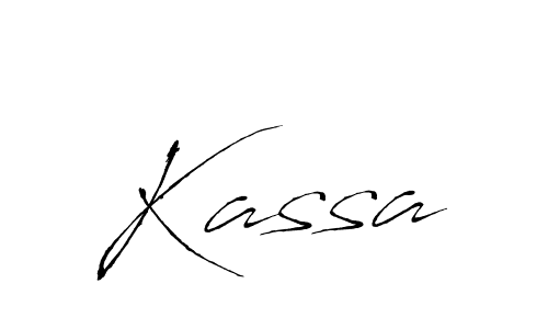 Create a beautiful signature design for name Kassa. With this signature (Antro_Vectra) fonts, you can make a handwritten signature for free. Kassa signature style 6 images and pictures png