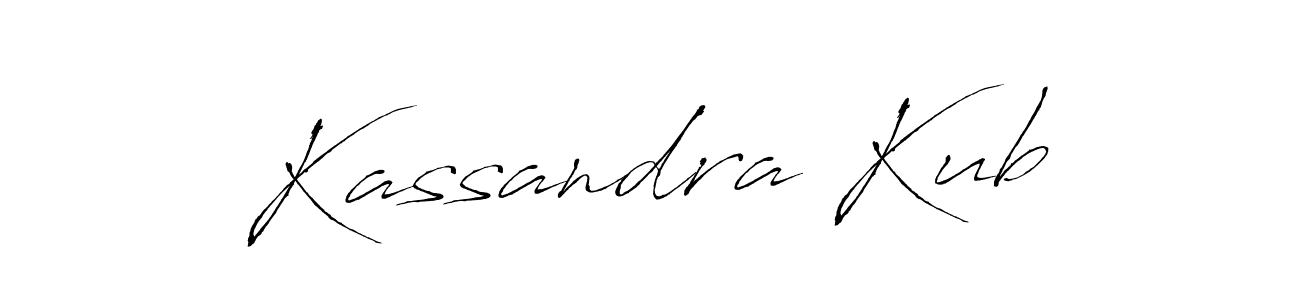 Design your own signature with our free online signature maker. With this signature software, you can create a handwritten (Antro_Vectra) signature for name Kassandra Kub. Kassandra Kub signature style 6 images and pictures png