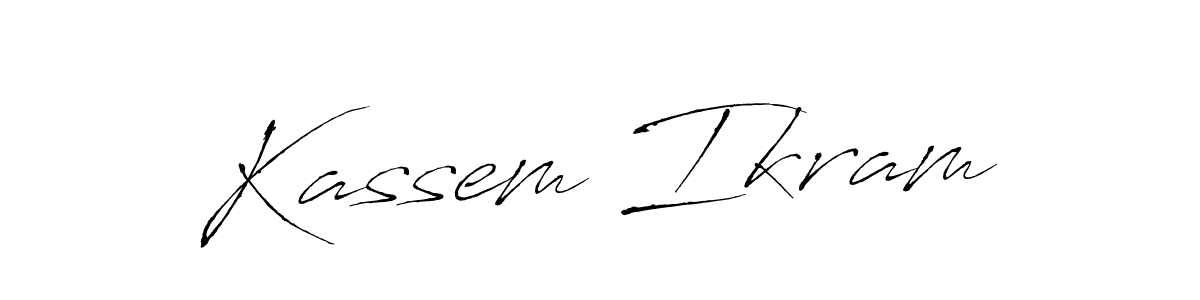 Use a signature maker to create a handwritten signature online. With this signature software, you can design (Antro_Vectra) your own signature for name Kassem Ikram. Kassem Ikram signature style 6 images and pictures png