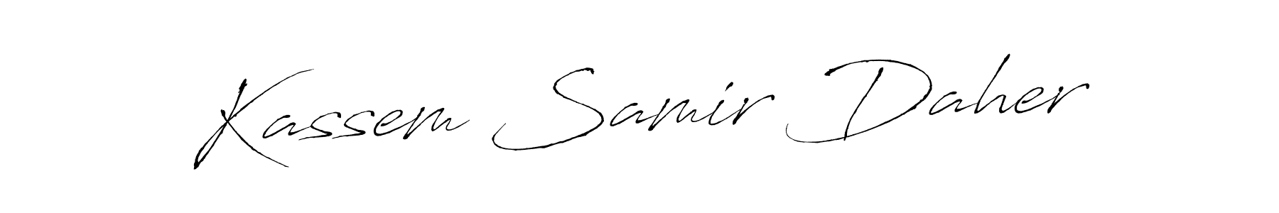 How to Draw Kassem Samir Daher signature style? Antro_Vectra is a latest design signature styles for name Kassem Samir Daher. Kassem Samir Daher signature style 6 images and pictures png