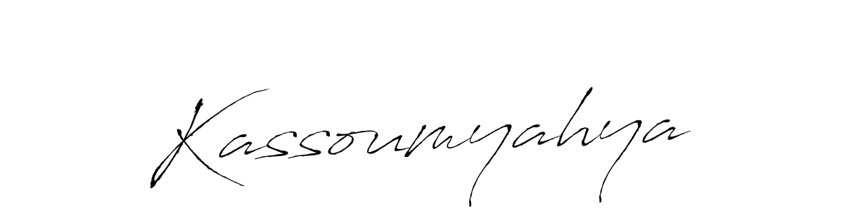 How to make Kassoumyahya name signature. Use Antro_Vectra style for creating short signs online. This is the latest handwritten sign. Kassoumyahya signature style 6 images and pictures png