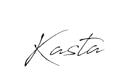 Kasta stylish signature style. Best Handwritten Sign (Antro_Vectra) for my name. Handwritten Signature Collection Ideas for my name Kasta. Kasta signature style 6 images and pictures png