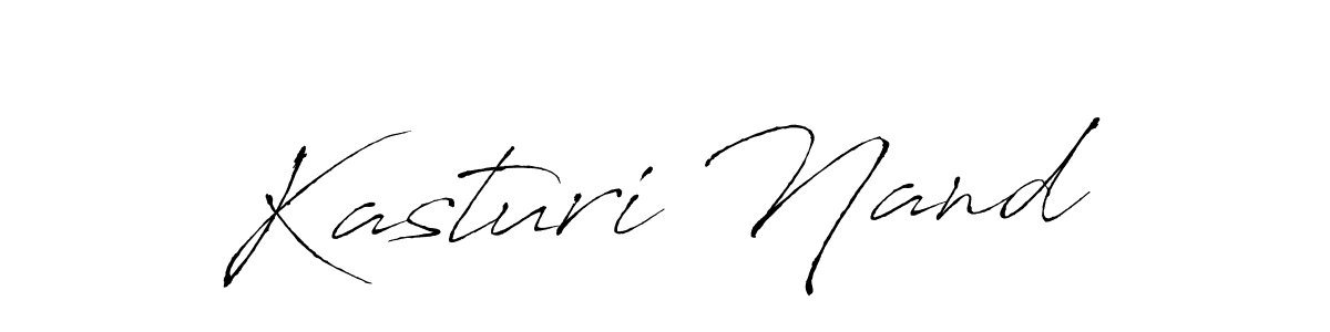 Make a beautiful signature design for name Kasturi Nand. With this signature (Antro_Vectra) style, you can create a handwritten signature for free. Kasturi Nand signature style 6 images and pictures png