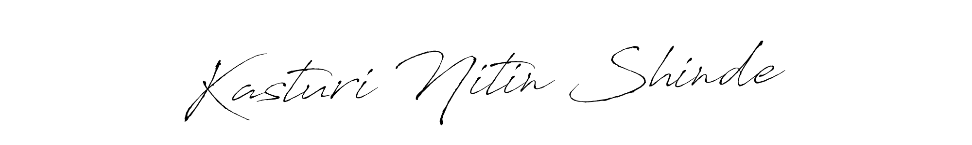 Also we have Kasturi Nitin Shinde name is the best signature style. Create professional handwritten signature collection using Antro_Vectra autograph style. Kasturi Nitin Shinde signature style 6 images and pictures png