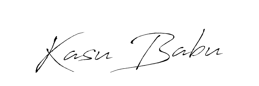 Make a beautiful signature design for name Kasu Babu. With this signature (Antro_Vectra) style, you can create a handwritten signature for free. Kasu Babu signature style 6 images and pictures png