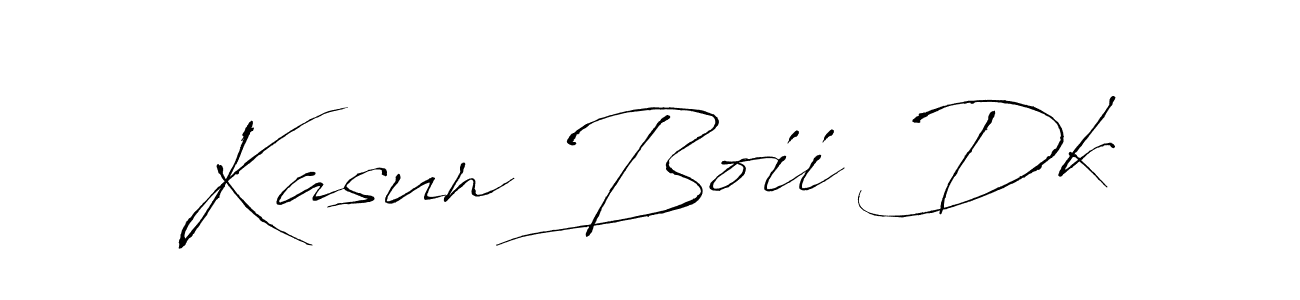 Kasun Boii Dk stylish signature style. Best Handwritten Sign (Antro_Vectra) for my name. Handwritten Signature Collection Ideas for my name Kasun Boii Dk. Kasun Boii Dk signature style 6 images and pictures png