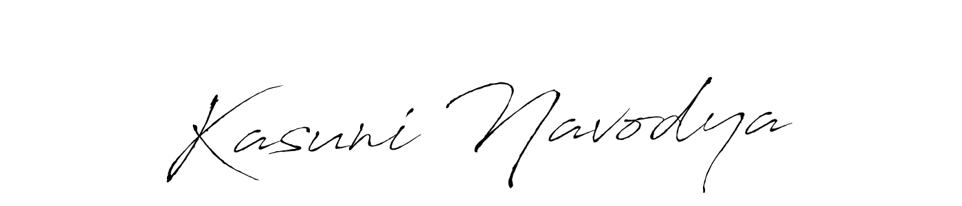 Also we have Kasuni Navodya name is the best signature style. Create professional handwritten signature collection using Antro_Vectra autograph style. Kasuni Navodya signature style 6 images and pictures png