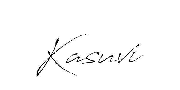 Use a signature maker to create a handwritten signature online. With this signature software, you can design (Antro_Vectra) your own signature for name Kasuvi. Kasuvi signature style 6 images and pictures png