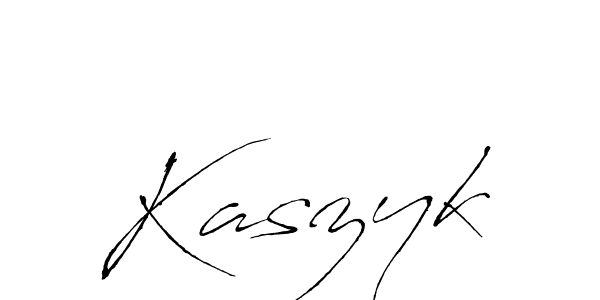 Also we have Kaszyk name is the best signature style. Create professional handwritten signature collection using Antro_Vectra autograph style. Kaszyk signature style 6 images and pictures png